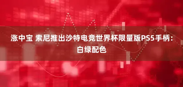 涨中宝 索尼推出沙特电竞世界杯限量版PS5手柄：白绿配色