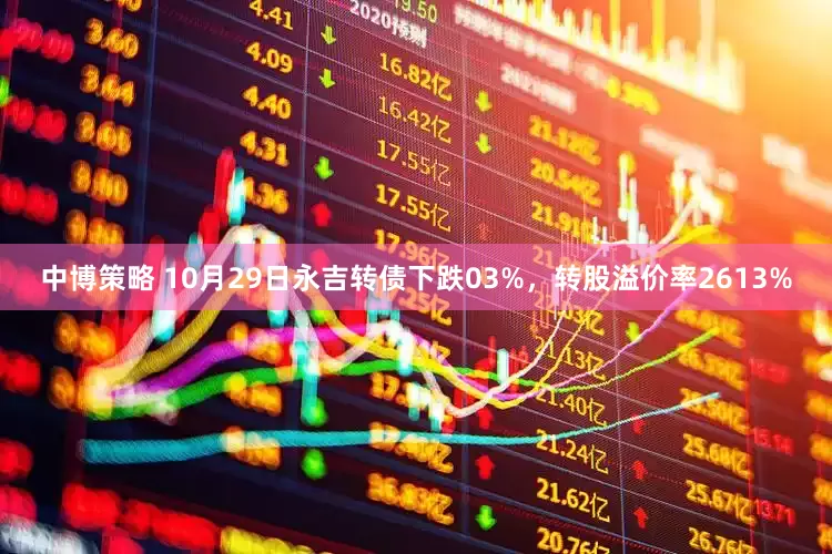 中博策略 10月29日永吉转债下跌03%，转股溢价率2613%